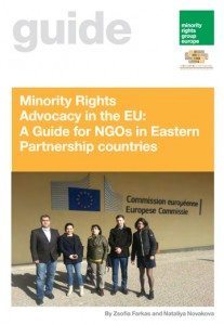 Cover of "Minority Rights Advocacy in the EU: A Guide for NGOs in Eastern Partnership countries"